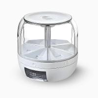 Dispenser De Alimentos E Grãos Giratório Com 6 Divisões - 2