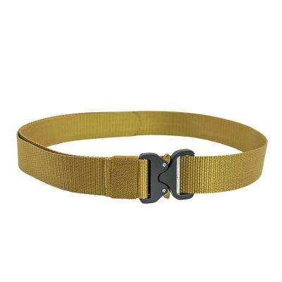 Cinto Tatico Com Fivela De Engate Rapido Metal Anti Alergico Bege