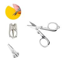 Mini Tesoura Dobrável Aço Inox Reparo Corte Chaveiro