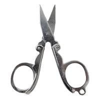 Mini Tesoura Dobrável Aço Inox Reparo Corte Chaveiro - 5