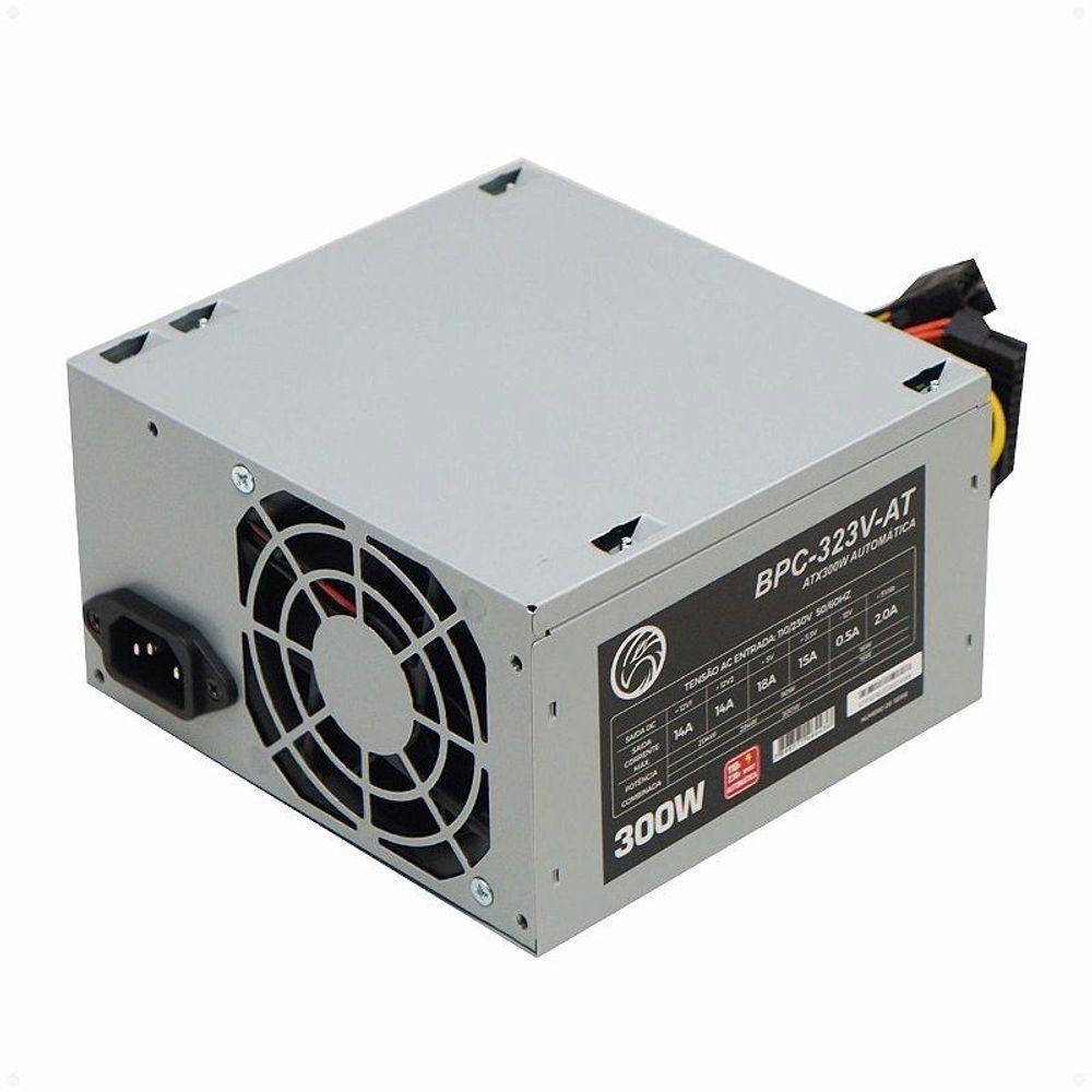 Fonte Atx 300w Brazilpc Bpc-323v-at Bivolt Automático 24 Pinos Oem - 1