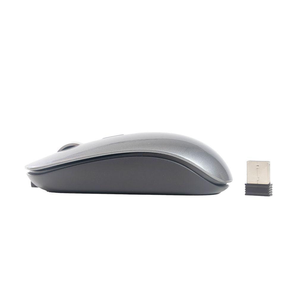 Mouse Wireless (s-fio) C3tech Recarregavel M-w80gy Cinza - 3