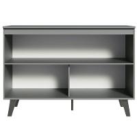 Balcão De Pia 2 Portas Com Pés Cinza Nice Madesa Cinza - 7