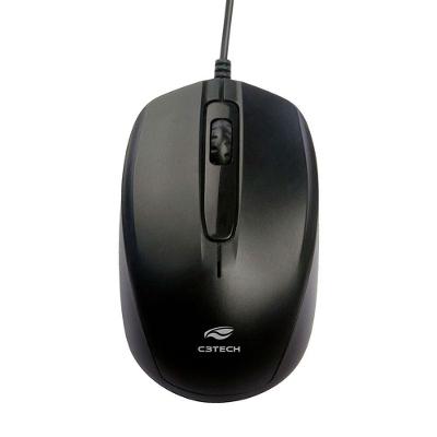 Mouse Usb C3tech Ms-30bk 1.15mt 1000dpi Preto