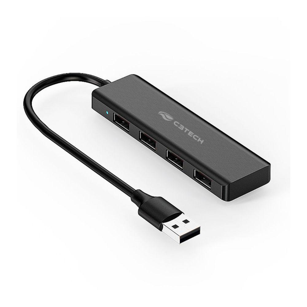 Hub Usb 2.0 4 Portas Hu-230bk C3tech. - 2