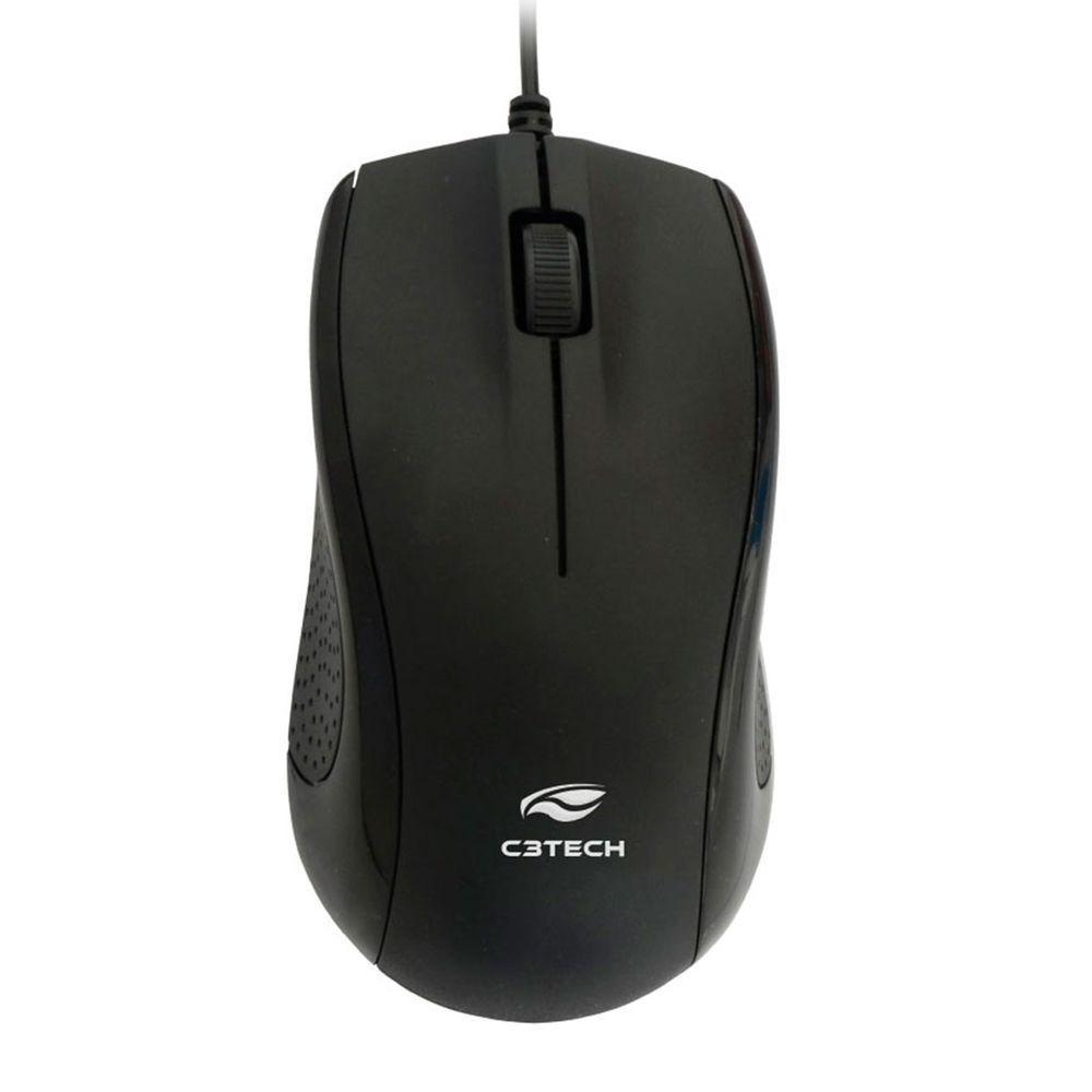 Mouse óptico C3tech Ms-26bk Usb 1000dpi - 2