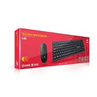 Kit Teclado E Mouse Wireless (s- Fio) C3tech K-w20bk 1000dpi Abnt2 - Preto - 4
