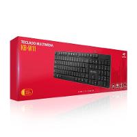 Teclado C3tech Kb-m11bk Usb Abnt2 2m ? Preto - 4