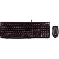 Kit Teclado E Mouse Usb Logitech Mk120 Abnt2 1000 Dpi ? Preto - 3