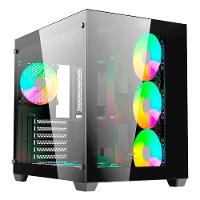 Gabinete Gamer C3tech Gaming Aquarius Mt-g910bk, Atx, Usb 3.0, Vidro Temperado - Preto - 1