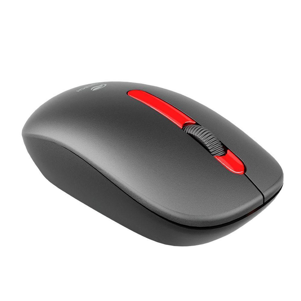 Mouse Wireless C3tech M-w15rbk, 1200dpi, 2.4ghz, Sensor óptico - Preto E Vermelho - 1