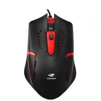 Kit Teclado E Mouse Usb Gamer C3tech Gk-20v2bk 1200dpi Abtn2 1.1mt - Preto E Vermelho - 3