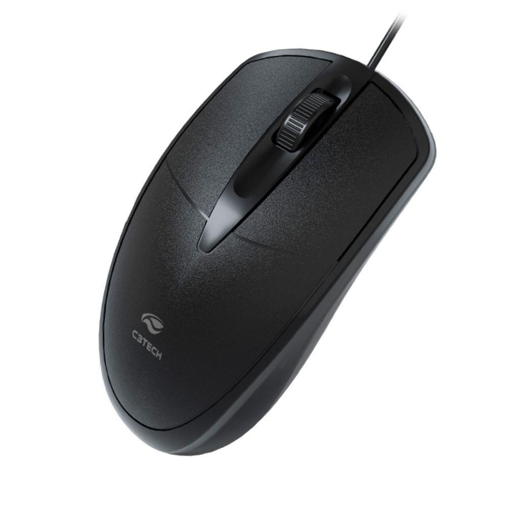 Mouse Usb C3tech Ms-31bk 1000dpi 1.1mt - Preto - 1