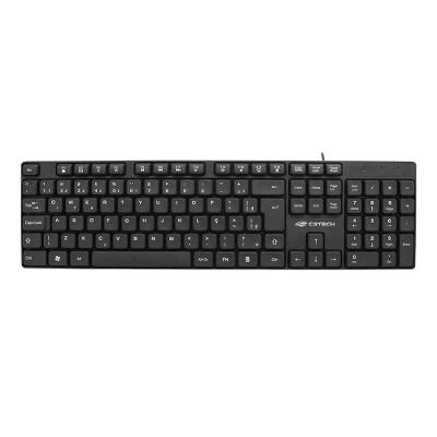 Teclado Usb C3tech Kb-m10bk Abnt2 Com Cabo De 1,2m ? Preto