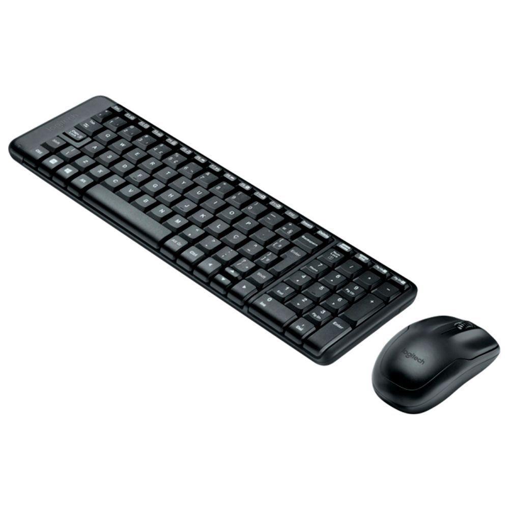 Kit Wireless Logitech Mk220 Teclado E Mouse Abnt2 1000 Dpi ? Preto - 2