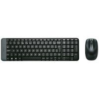 Kit Wireless Logitech Mk220 Teclado E Mouse Abnt2 1000 Dpi ? Preto - 1