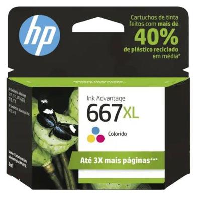 Cartucho Original Hp 667xl Color