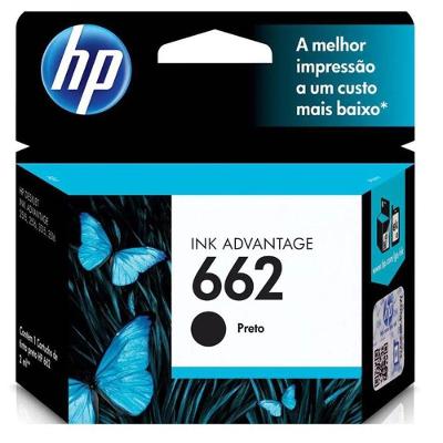 Cartucho Original Hp 662 Preto