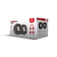 Caixa De Som C3tech Sp-303bk 2.0 Usb + P2 ? 3w Rms, Preta Compacta - 2