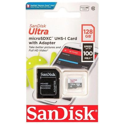 Cartão Micro Sd Sandisk Ultra 128gb Sdsqunr-128g-gn6mn