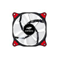Cooler Fan C3tech Storm F7-l130rd 120mm Led Vermelho - Preto - 3