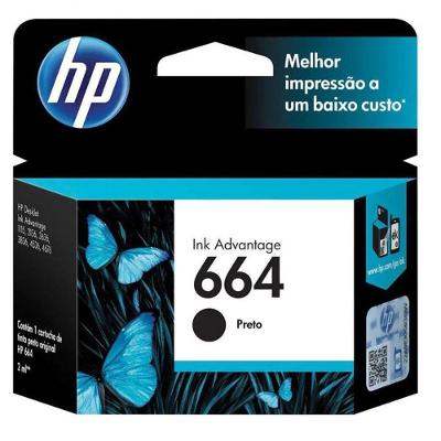 Cartucho Original Hp 664 Preto