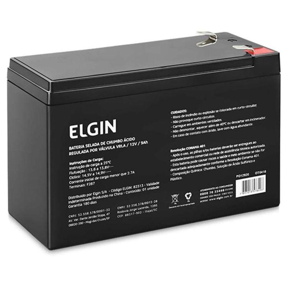 Bateria Selada Nobreak - 12v 9ah - Elgin - 82313 - 1