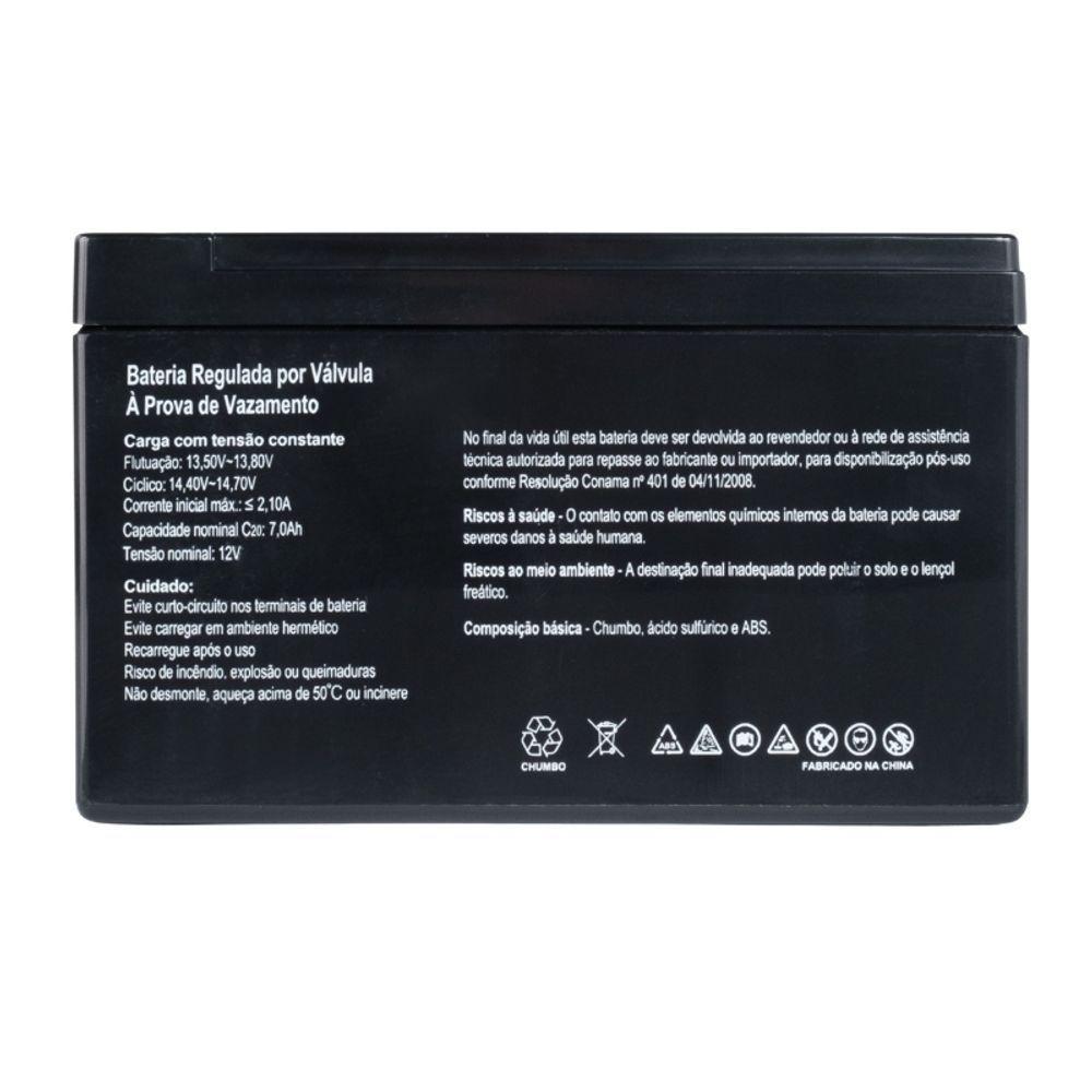 Bateria Selada Nobreak 12v 7ah - Secpower - T2 - 2
