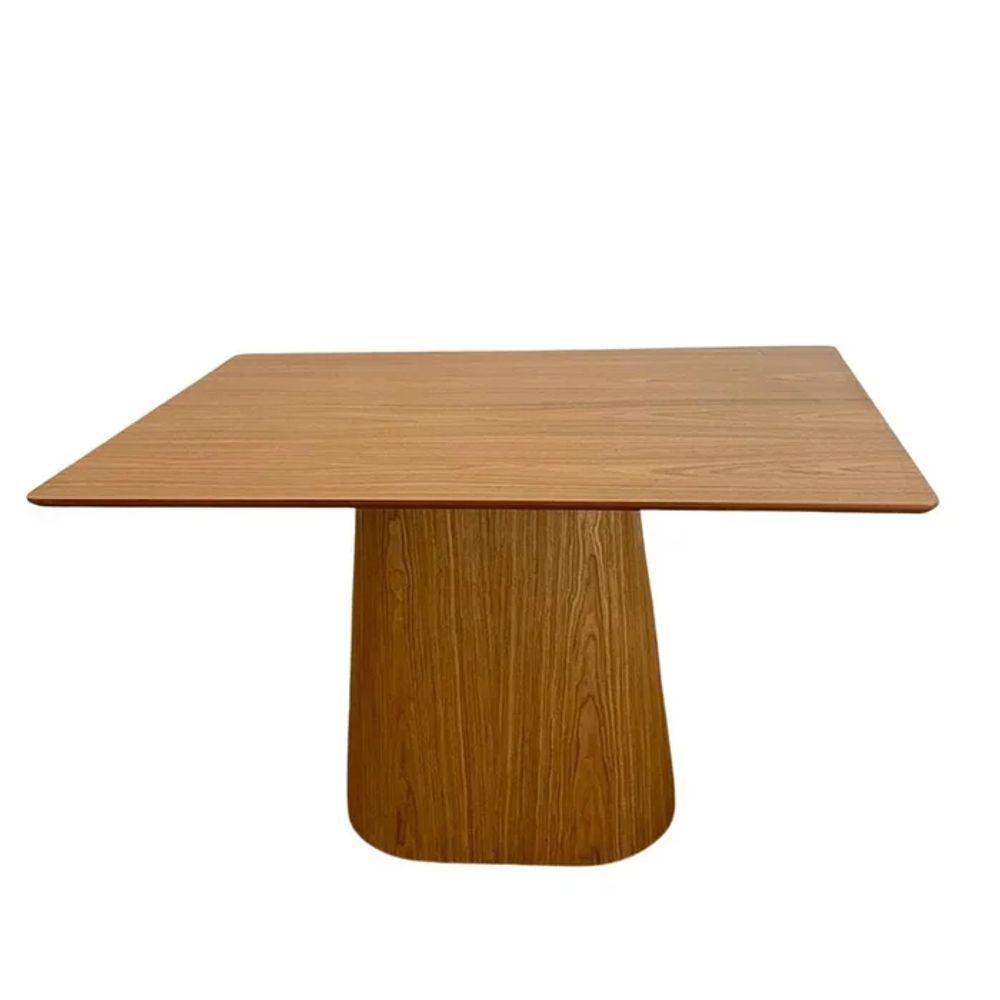 Mesa De Jantar Cone Retangular 200x100 Cm Base Oval Cinamomo Tampo Personal Decor Design - 1