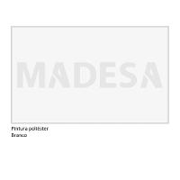 Cabeceira Extensível Branco com 2 Criados Madesa - 8