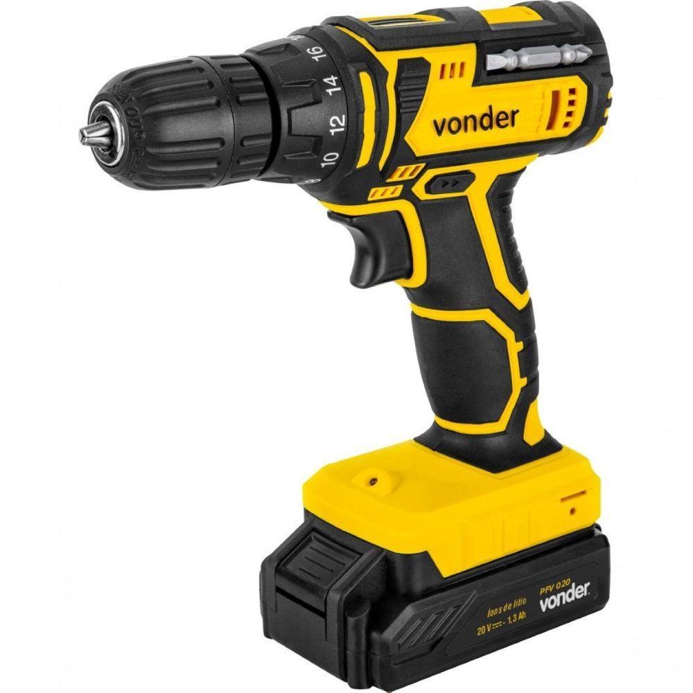 Parafusadeira-furadeira Bateria 3-8'' 20V Biv Pfv 020 Vonder - 2