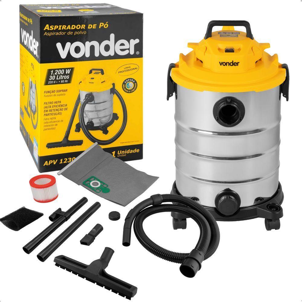 Aspirador De Pó E Líquido 1200W Apv1230 Vonder 220V - 1