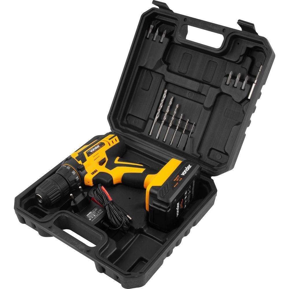 Parafusadeira-furadeira à Bateria 12V Carreg Biv Auto Vonder - 5