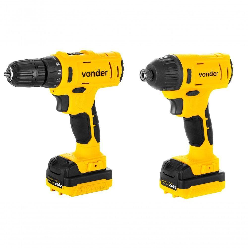 Parafusadeira Impacto Bateria 12V Biv Pfbv 012 Vonder - 1