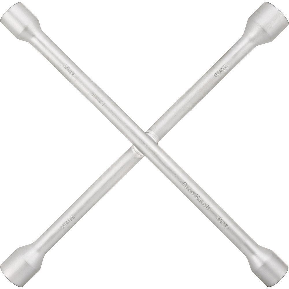 Chave De Roda Tipo Cruz 17x19x21x23mm Cromo Vanádio - Vonder - 4