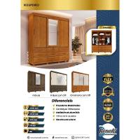 Guarda Roupa Liverpool 3 Portas 9 Gavetas 4 Prateleiras Cinamomo-cinamomo Off Flex - 7