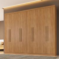 Guarda Roupa Bahia 8 Portas 4 Gavetas 8 Prateleiras Cinamomo - 2