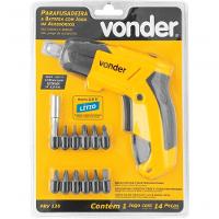 Parafusadeira Bateria 3,6v Kit Com 12pcs Vonder