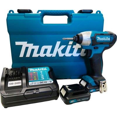 Parafusadeira De Impacto Sem Fio 12V Torque 110n.m 2 Baterias Carregador E Maleta Td110dwye Makita