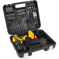 Parafusadeira Furadeira à Bateria 12V Com Imp Kit Com 74 Peç - 4