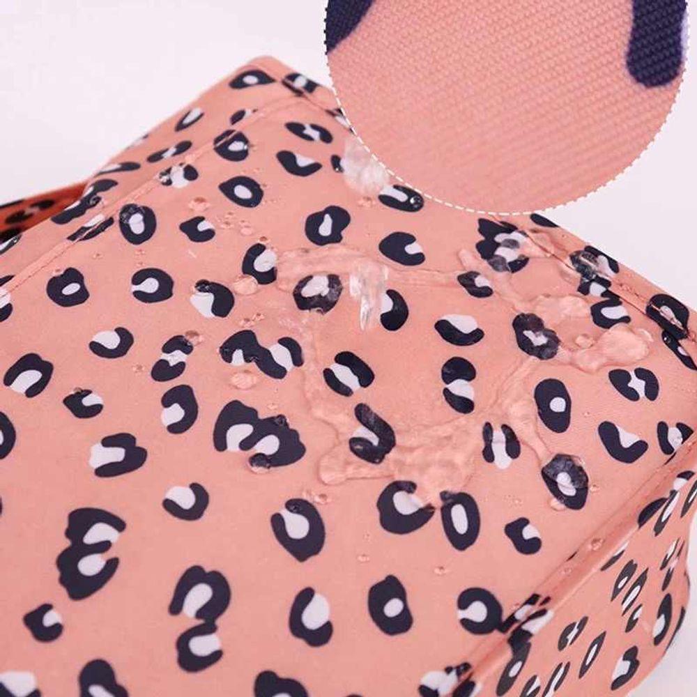 Necessaire Em Nylon Organizadora Higiene Para Viagem Onça Rosa - 3