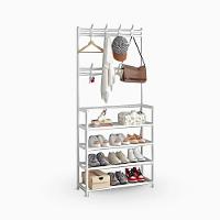 Sapateira Organizadora Com Ganchos 4 Prateleiras - 1