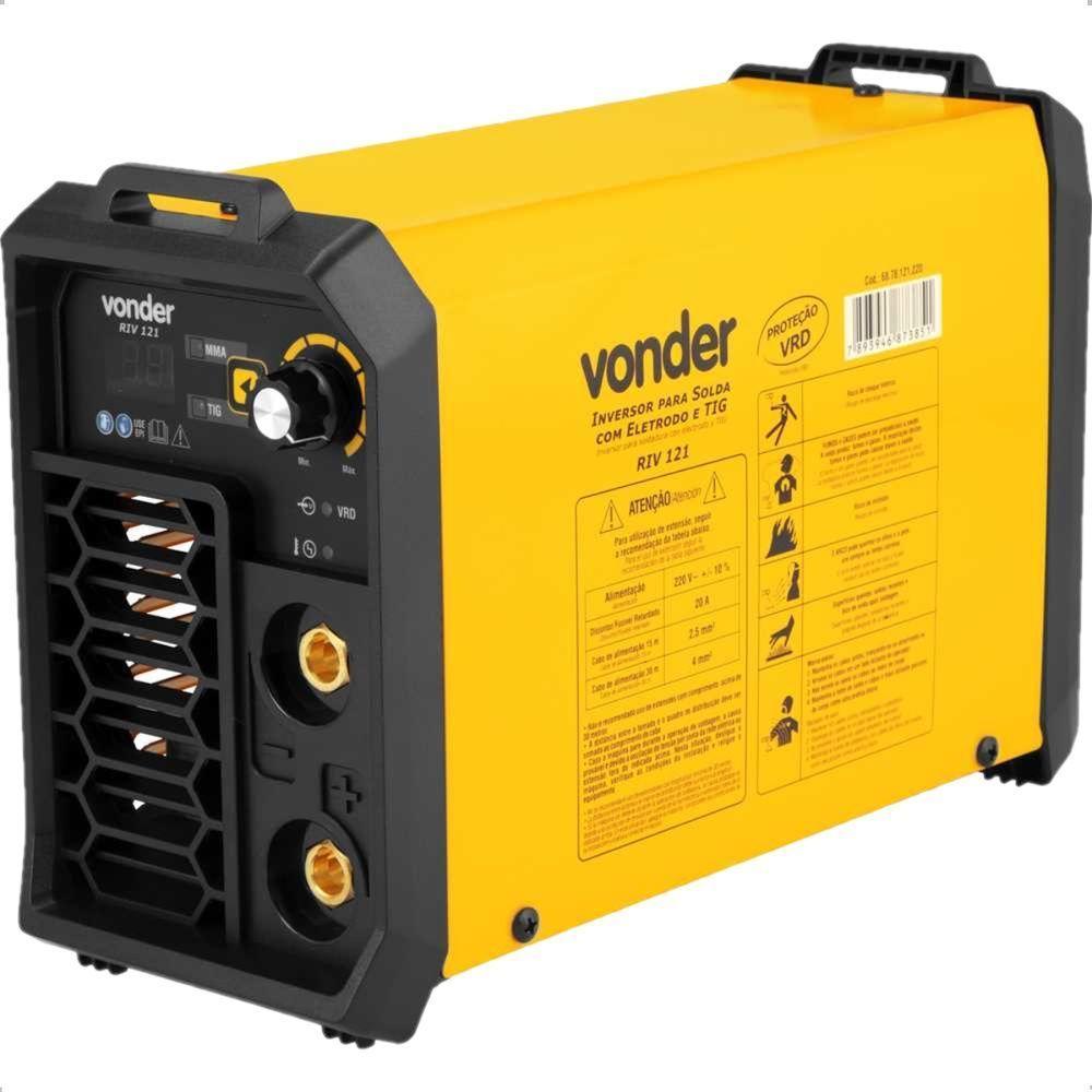 Inversor De Solda 120a Tig Riv121 Vonder 220V - 2
