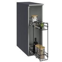 Balcão Porta-temperos 20 Cm Suspenso Cinza Nice Cinza - 5