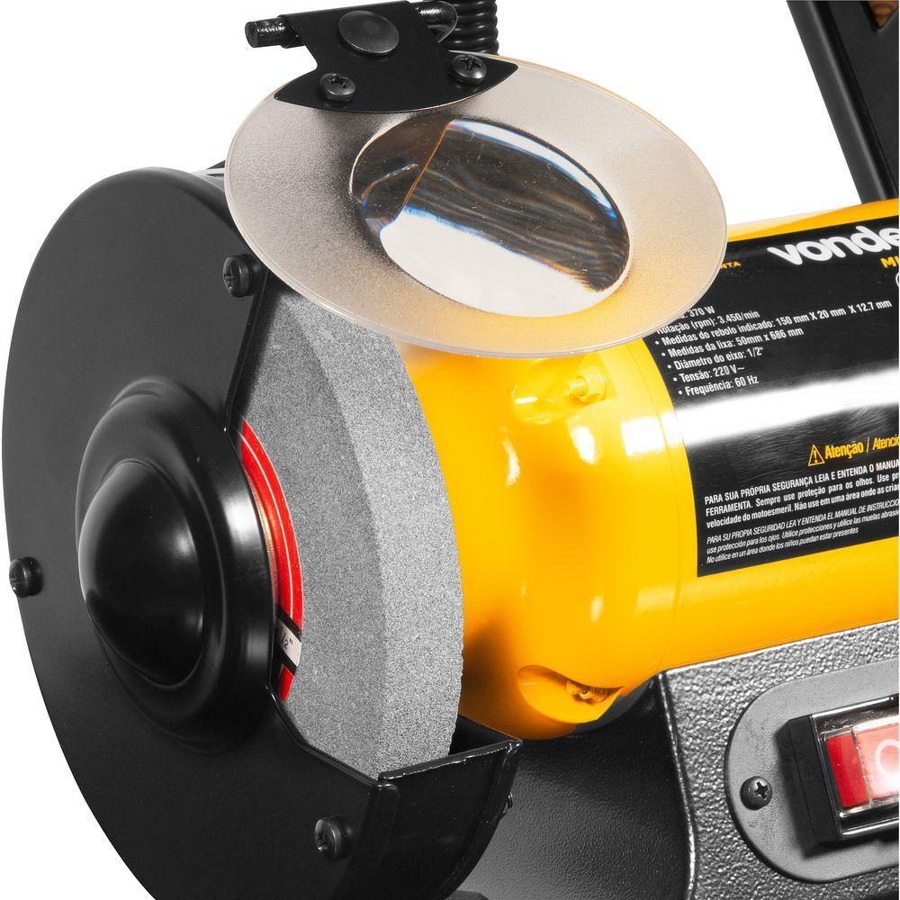 Motoesmeril E Lixadeira 2 Em 1 Mlv370 Vonder 110V - 4