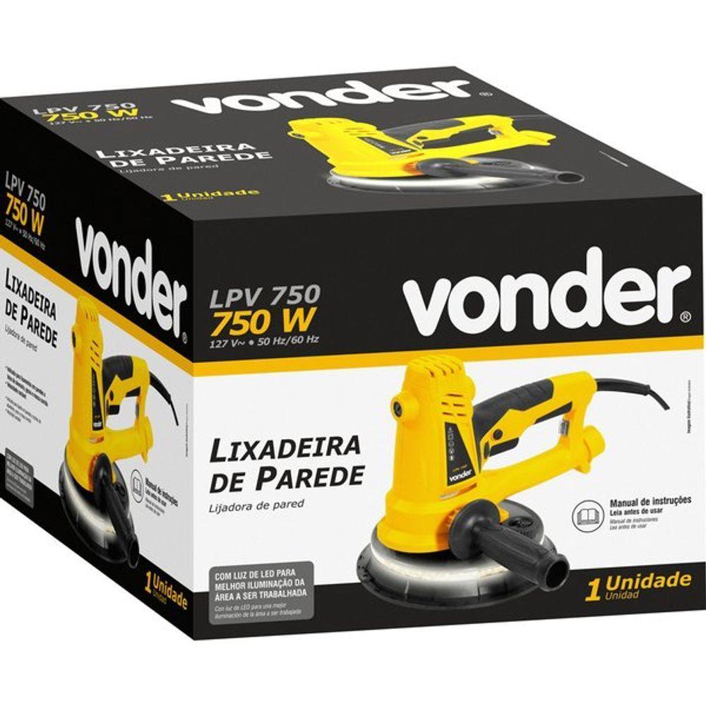 Lixadeira De Parede Com Led 750 Wats Lpv750 Vonder 110V - 9