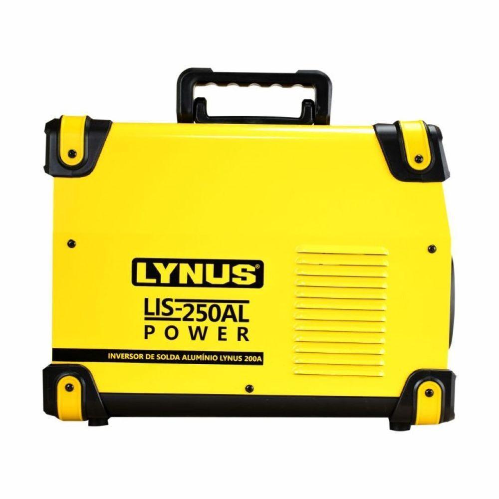 Inversora Solda Mma Tig 200a Solda Alum Lis-250al Lynus 220V - 3