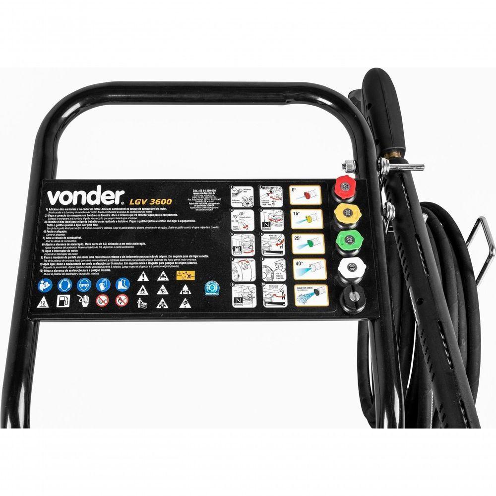 Lavadora Alta Pressão Gasolina Lgv 3600 Vonder - 4