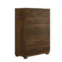 Cômoda Gaveteiro New Bacelona 7 Gavetas - Benetil Imbuia - 1