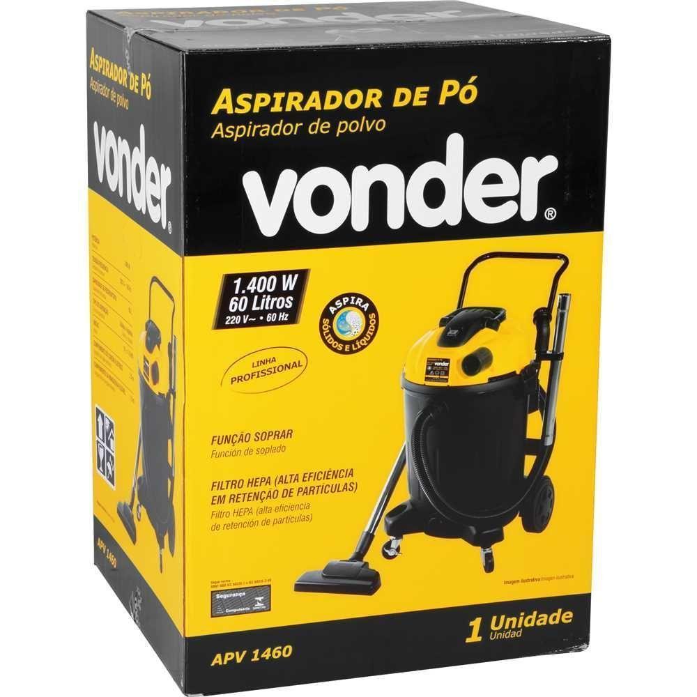 Aspirador De Pó 1400W Apv1460 Vonder 220V - 1